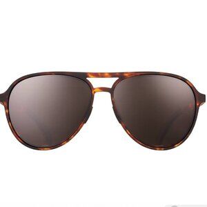 Goodr - Amelia Earhart Ghosted Me Tortoiseshell Aviator Sunglasses